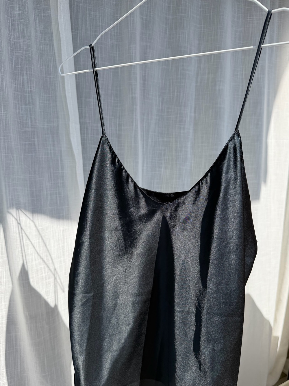 Calvin Klein Black Satin Camisole
